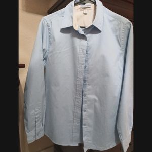 Lady Blue-sky Button long sleeve shirt
